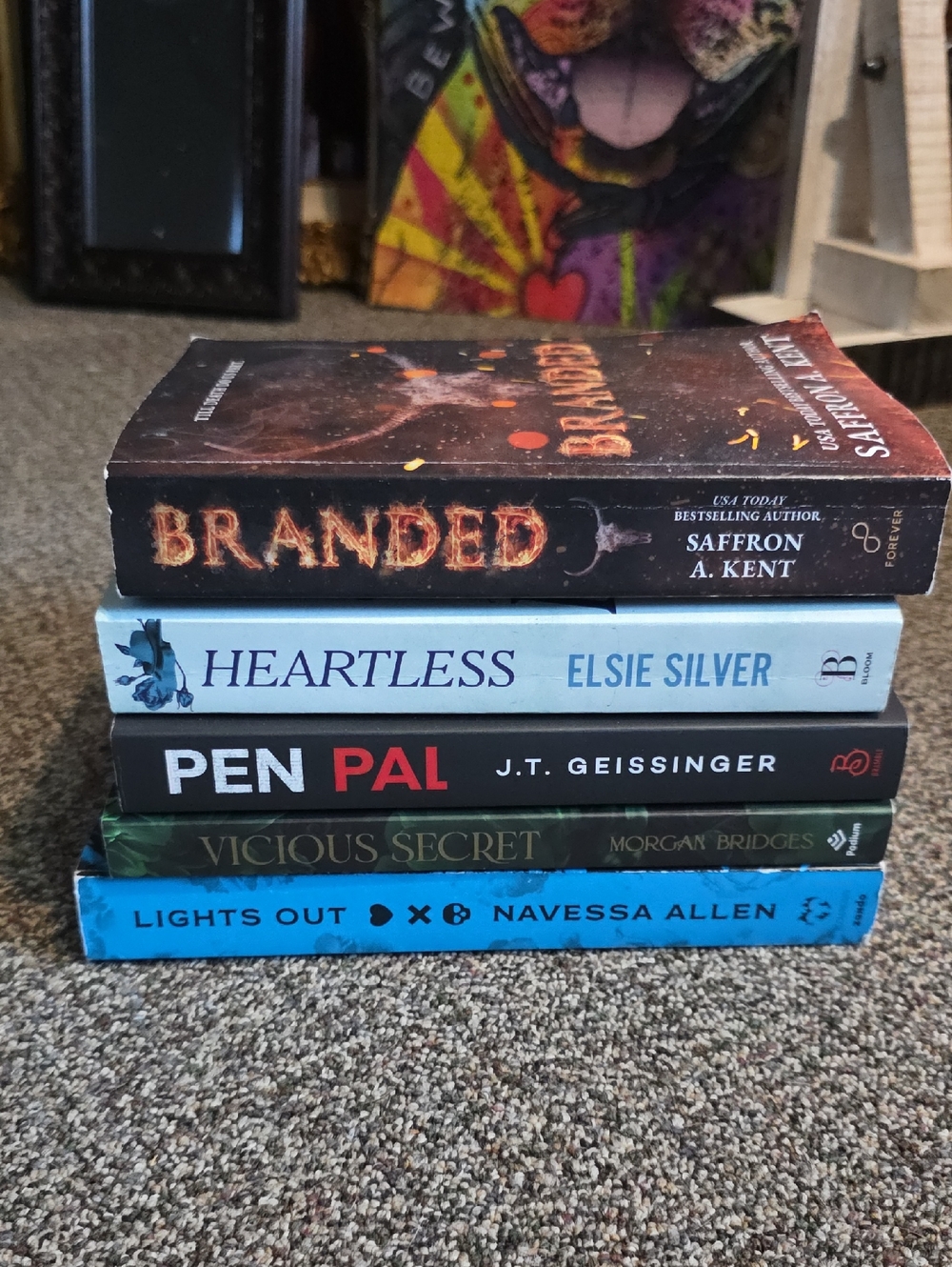 Lot Of 5 Spicy Novels